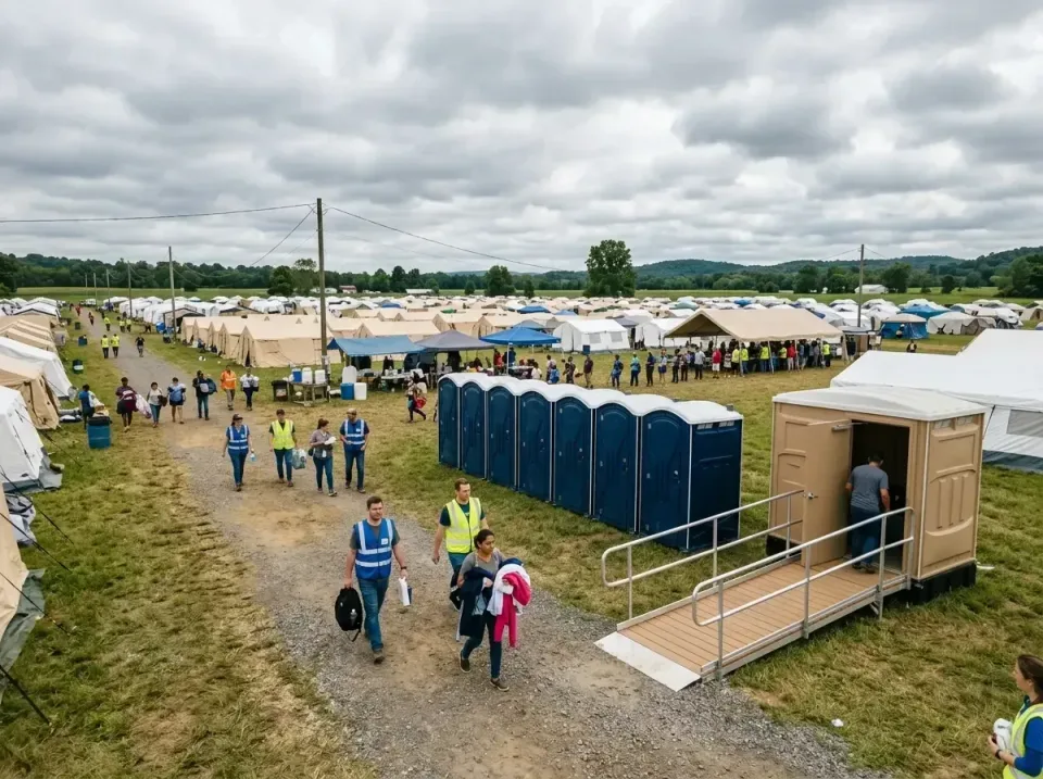 disaster-relief-camp-restrooms-010 — frequently asked questions, Dumpster & Portable Bathrooms Rental in Peoria, IL